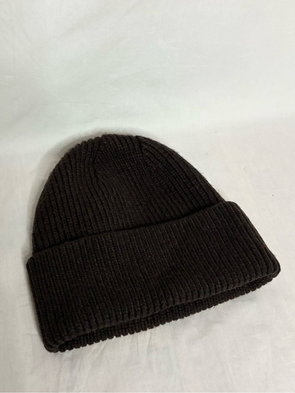 Zara Brown Ribbed Beanie - Picture 2 of 5